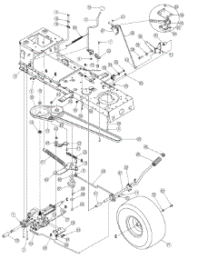 Drive parts for Yard Machines Lawn Tractor 13AC762F729 / 2006 from AppliancePartsPros.com