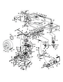 Drive / Frame / Pedal Assembly / Wheels, Rear parts for Yard Machines Lawn Tractor 13AG695G700 / 1997 from AppliancePartsPros.com