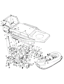 Deck Lift & Hanger parts for Yard Machines Lawn Tractor 13AH451F788 / 1997 from AppliancePartsPros.com