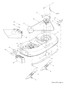 Deck Assembly "F" parts for Yard Machines Lawn Tractor 13AH660F352 / 2003 from AppliancePartsPros.com