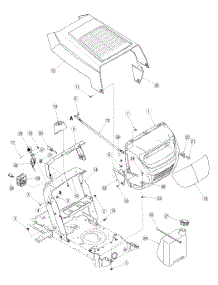 Hood Style 2 parts for Yard Machines Lawn Tractor 13AH762F752 / 2005 from AppliancePartsPros.com