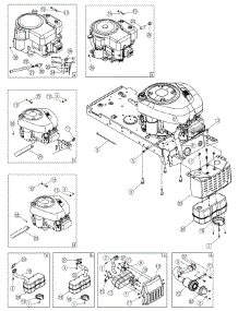 Engine Accessories parts for Yard Machines Lawn Tractor 13AH762F752 / 2006 from AppliancePartsPros.com