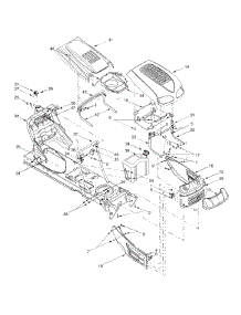 Hood Style 7 & 8 And Fuel Tank parts for Yard Machines Lawn Tractor 13AI608H062 / 2000 from AppliancePartsPros.com