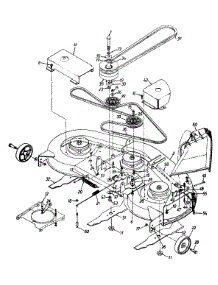 Deck H parts for Yard Machines Lawn Tractor 13AI69AH118 / 1999 from AppliancePartsPros.com
