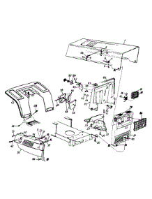 Hood Style A parts for Yard Machines Lawn Tractor 13AI69AH118 / 1999 from AppliancePartsPros.com