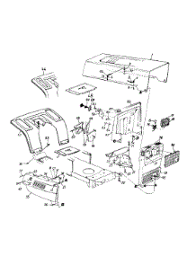 Hood Style "A" parts for Yard Machines Lawn Tractor 13AI69AH118 / 2000 from AppliancePartsPros.com