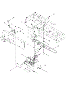 Drive parts for Yard Machines Lawn Tractor 13AJ693G755 / 2004 from AppliancePartsPros.com