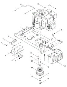 Engine Accessories parts for Yard Machines Lawn Tractor 13AJ693G755 / 2004 from AppliancePartsPros.com
