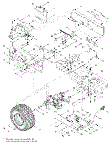 Frame, Controls 1 parts for Yard Machines Lawn Tractor 13AJ693G755 / 2004 from AppliancePartsPros.com
