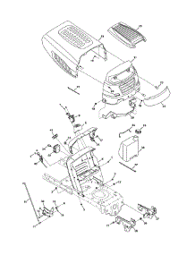 Hood Style 5 parts for Yard Machines Lawn Tractor 13AJ775S000 / 2011 from AppliancePartsPros.com