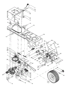 Drive, Controls, Wheels Rear parts for Yard Machines Lawn Tractor 13AK608G009 / 2001 from AppliancePartsPros.com