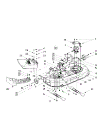 Deck Assembly "G" parts for Yard Machines Lawn Tractor 13AK608G129 / 2000 from AppliancePartsPros.com