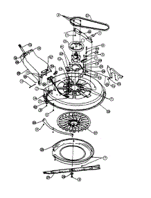 Mowing Deck C: 30-Inch parts for Yard Machines Lawn Tractor 13AL450C000 / 1997 from AppliancePartsPros.com