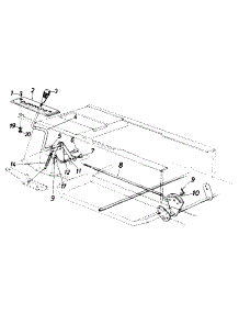 Speed Selector Lever Assembly (7-Speed) parts for Yard Machines Lawn Tractor 13AM675G000 / 1999 from AppliancePartsPros.com