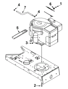 Engine Accessories Single Cylinder parts for Yard Machines Lawn Tractor 13AM675G000 / 2002 from AppliancePartsPros.com