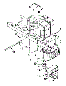 Engine Accessories Tecumseh parts for Yard Machines Lawn Tractor 13AM675G000 / 2002 from AppliancePartsPros.com