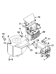 Engine Accessories Twin Cylinder parts for Yard Machines Lawn Tractor 13AM675G000 / 2002 from AppliancePartsPros.com
