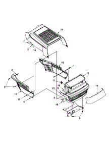 Hood Style 5 parts for Yard Machines Lawn Tractor 13AM675G000 / 2002 from AppliancePartsPros.com