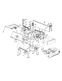 Deck Lift & Hanger Assembly parts for Yard Machines Lawn Tractor 13AM675G062 / 1998 from AppliancePartsPros.com