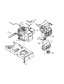 Muffler (Over Head Valve) parts for Yard Machines Lawn Tractor 13AM675G062 / 1998 from AppliancePartsPros.com