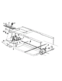 Gear Selector Assembly (7 Speed) parts for Yard Machines Lawn Tractor 13AM675G062 / 2001 from AppliancePartsPros.com
