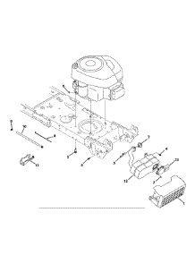 Engine Accessories parts for Yard Machines Lawn Tractor 13AM775S000 / 2014 from AppliancePartsPros.com