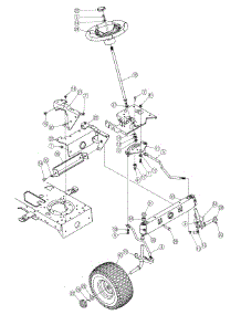 Steering parts for Yard Machines Lawn Tractor 13AN601H729 / 2006 from AppliancePartsPros.com