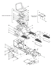 Fender & Seat parts for Yard Machines Lawn Tractor 13AN607H352 / 2001 from AppliancePartsPros.com