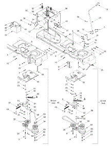 Pto Manual, Battery, Frame parts for Yard Machines Lawn Tractor 13AN608G129 / 2002 from AppliancePartsPros.com