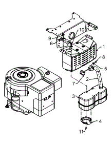 Engine Accessories Briggs & Stratton Single Cylinder parts for Yard Machines Lawn Tractor 13AN690G352 / 2002 from AppliancePartsPros.com
