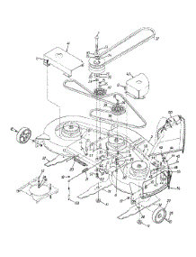 Deck Assembly "H" parts for Yard Machines Lawn Tractor 13AN693H026 / 2000 from AppliancePartsPros.com