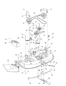 Deck Assembly 42 Inch parts for Yard Machines Lawn Tractor 13AN772G700 / 2007 from AppliancePartsPros.com