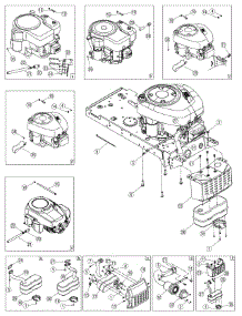 Engine Accessories parts for Yard Machines Lawn Tractor 13AN772G729 / 2007 from AppliancePartsPros.com