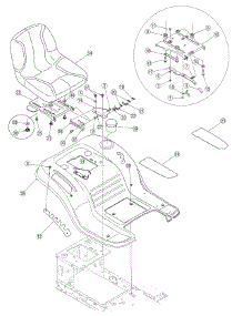 Fender Assembly parts for Yard Machines Lawn Tractor 13AN772G729 / 2007 from AppliancePartsPros.com