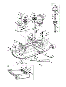 Mower Deck parts for Yard Machines Lawn Tractor 13AN775S000 / 2013 from AppliancePartsPros.com