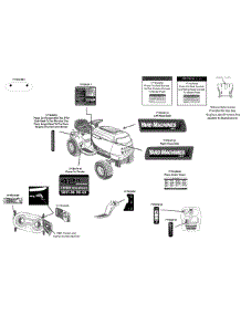 Label Map 13An775s parts for Yard Machines Lawn Tractor 13AN775S200 / 2012 from AppliancePartsPros.com