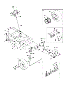 Front End Steering parts for Yard Machines Lawn Tractor 13AN775S200 / 2013 from AppliancePartsPros.com