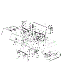 Deck Lift And Hanger Assembly parts for Yard Machines Lawn Tractor 13AO675G141 / 1999 from AppliancePartsPros.com