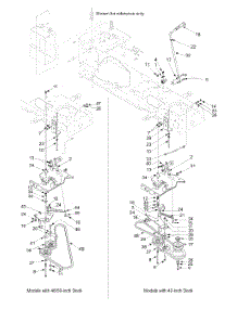 Pto Manual, Battery, Frame parts for Yard Machines Lawn Tractor 13AQ608H729 / 2004 from AppliancePartsPros.com