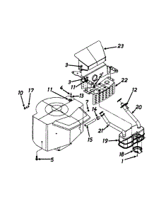 Muffler parts for Yard Machines Lawn Tractor 13AQ670H788 / 1997 from AppliancePartsPros.com