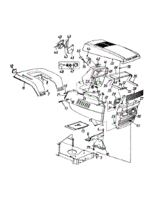 Hood (Style 9) parts for Yard Machines Lawn Tractor 13AS679G062 / 1998 from AppliancePartsPros.com