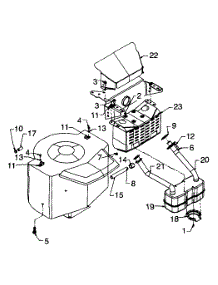 Engine Accessories, Muffler parts for Yard Machines Lawn Tractor 13AS695G088 / 1999 from AppliancePartsPros.com