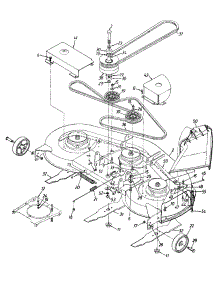 Deck Assembly 46" / Blades parts for Yard Machines Lawn Tractor 13AS699H062 / 1997 from AppliancePartsPros.com