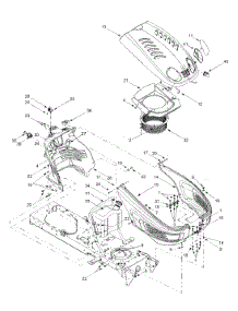 Hood, Fuel Tank, Electrical parts for Yard Machines Lawn Tractor 13AZ614H452 / 2003 from AppliancePartsPros.com