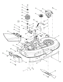 Deck Assembly "G" parts for Yard Machines Lawn Tractor 13BK608G062 / 2001 from AppliancePartsPros.com