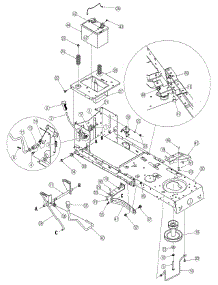Pto Controls parts for Yard Machines Lawn Tractor 13BN771G729 / 2006 from AppliancePartsPros.com