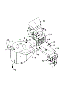 Muffler & Engine Accessories, B&S Twin Cylinder parts for Yard Machines Lawn Tractor 13BQ670G062 / 2000 from AppliancePartsPros.com