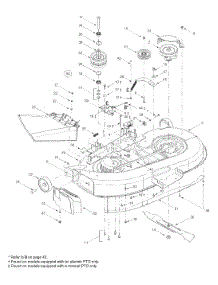 Deck Assembly "G" parts for Yard Machines Lawn Tractor 13BR609G022 / 2003 from AppliancePartsPros.com