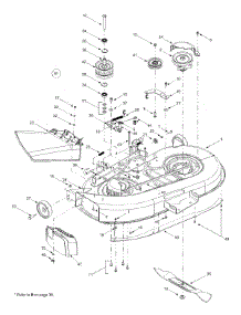 Deck Assembly "G" parts for Yard Machines Lawn Tractor 13BT604G452 / 2003 from AppliancePartsPros.com