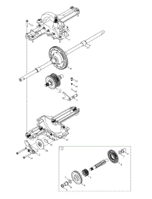 Transmission 918-04566 parts for Yard Machines Lawn Tractor 13RC762F052 / 2009 from AppliancePartsPros.com